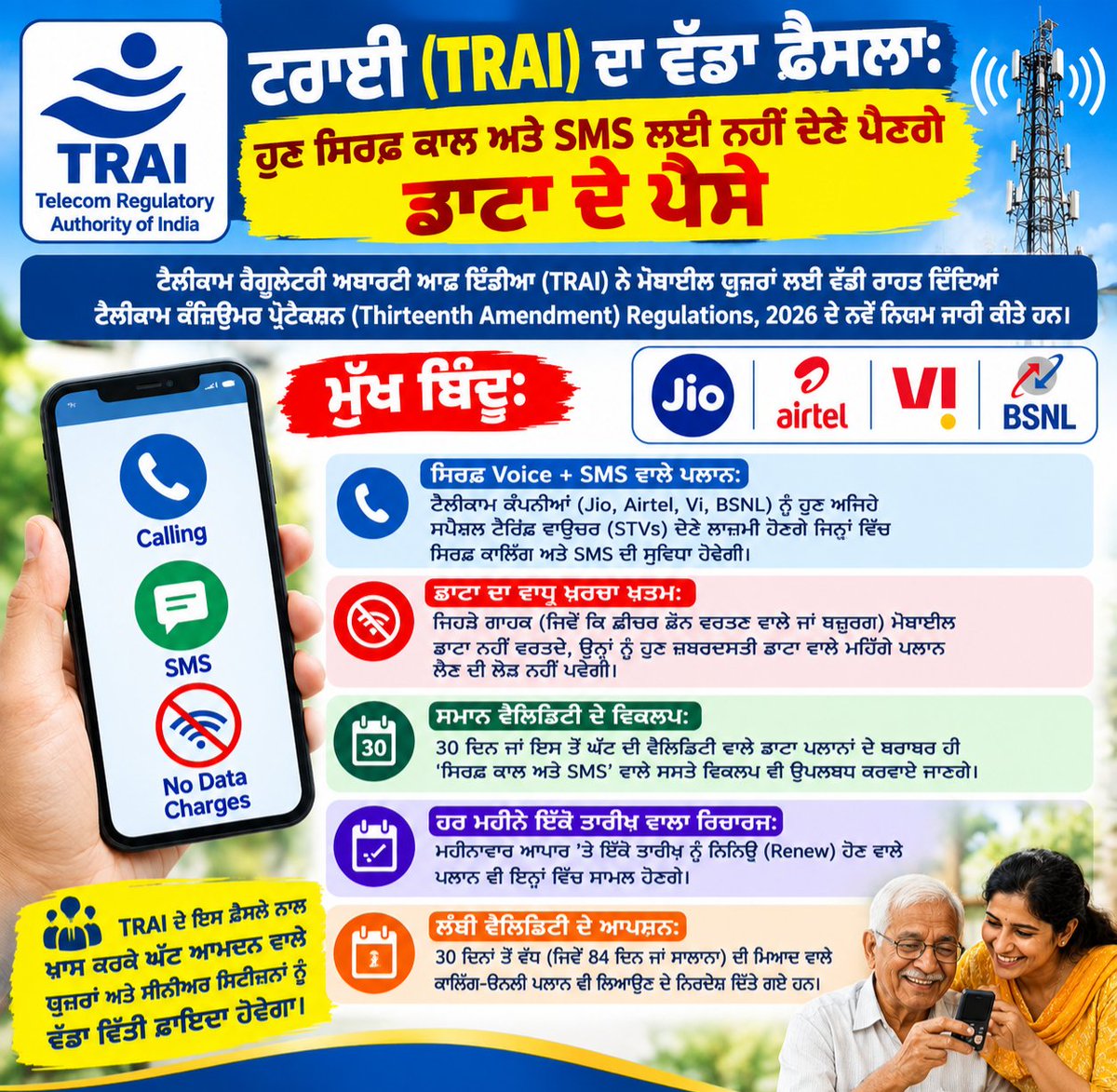 guri3186's tweet photo. TRAI new Rules https://t.co/uQGpaiTruy
