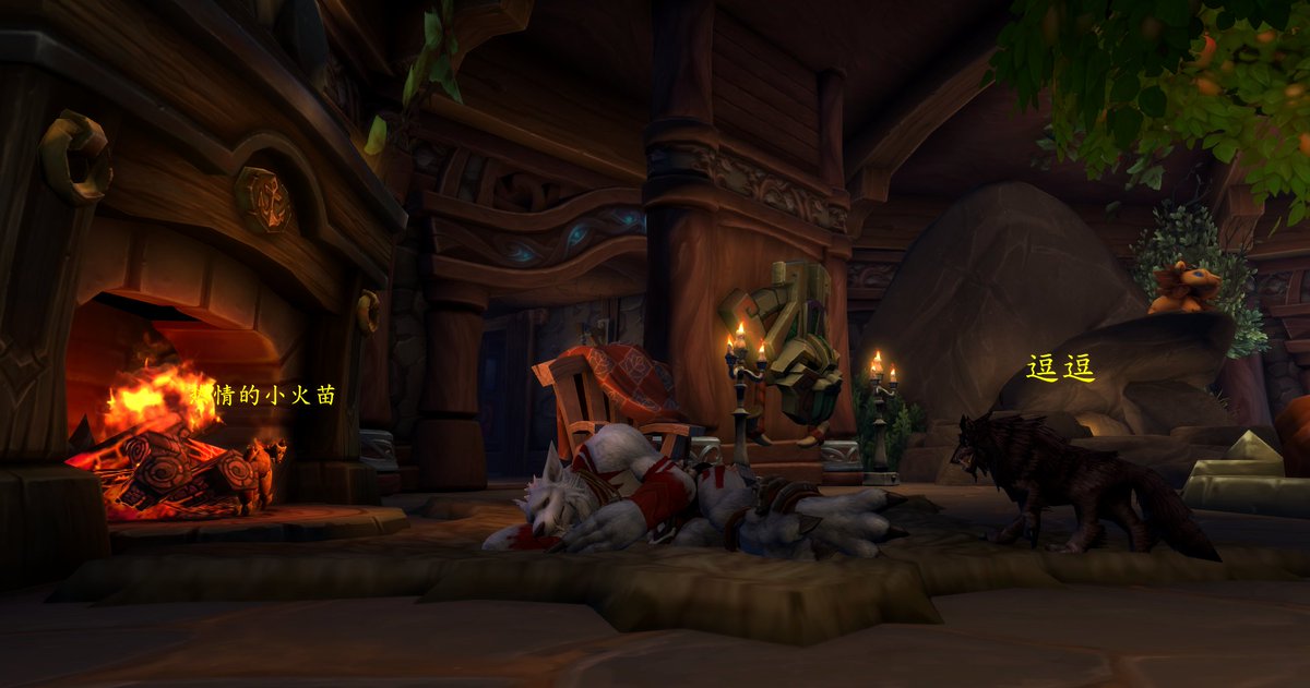 NeoWerewolf's tweet photo. #worldofwarcraft #wowhousing　乖巧～ https://t.co/hx4MLqv9oc