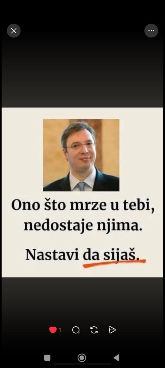 HRABROSRCEoo7's tweet photo. @Aleksandar14351 @SaraTot75 SMRADU IZDAJNICKI !!! SRBIJA NIKADA BOLJEG NIJE IMALA !!! https://t.co/Dx5JRyqXvI