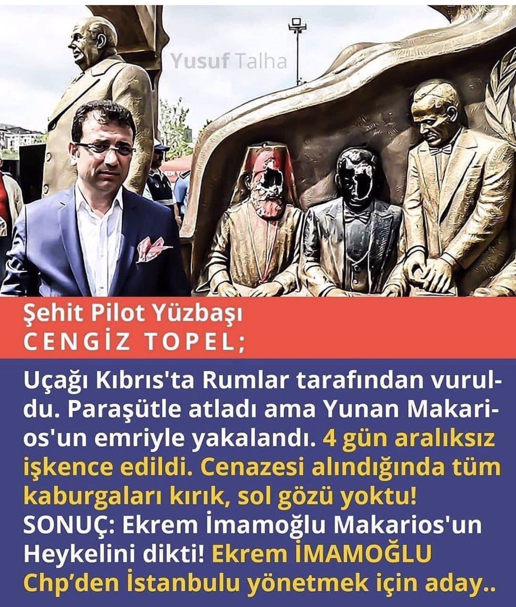 Izzetdiken12's tweet photo. @ibrahimkaragul acı hafızasında yer etmiş Makarios’u bir anıtın içinde yaşatacaksınız!

Millet sorar:
Bu ne perhiz, bu ne lahana turşusu?

Tarih, sloganla değil; neye, kime ve nasıl sahip çıktığınızla ölçülür.

EY EHL-İ VATAN!🇹🇷
UYURSAN ÖLÜRSÜN!

Kürt Evladı🇹🇷 ..🖊️ https://t.co/uOUp2aqdXL