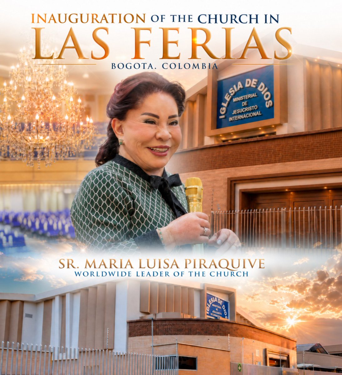 CGMJCIofficial's tweet photo. Photos: Inauguration of the Church in Las Ferias, Bogota, Colombia - September 13, 2026
https://t.co/F3LMeP8VYb

📸 We would like to share with you photos of the inauguration of the new location of the Church of God Ministry of Jesus Christ International, in the Las Ferias neighborhood, Bogota, held on September 13, 2026.
More than 4,000 believers gathered to hear Sr. Maria Luisa Piraquive give the Bible study at the same place where the Church began in 1972.

Families of believers who have accompanied the Church since its early years in Las Ferias also attended this celebration. Guests who took part in this special moment joined them as well.

It was a day of joy, gratitude, and celebration to God. We remembered the beginnings of the Church and the growth He has allowed throughout the years, from those first services in simple spaces to the construction of this new church.

We give glory and honor to God for this great blessing, for the fulfillment of His promises, and for allowing His Church to continue growing in Colombia and in different places around the world.