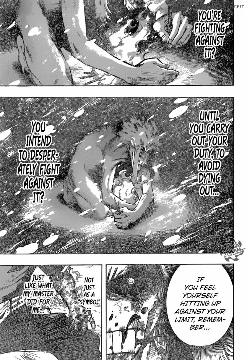 tymki55's tweet photo. i cant stop thinking about camino arc. enji spend his entire life chasing a god, something untochable, just looking at his back
and then enji saw just a human https://t.co/yOBueYU79H