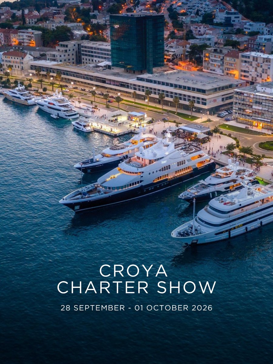 OCyachts's tweet photo. The CROYA Charter Show returns to Split, Croatia, from 📆 28 September to 01 October, now in its third edition.

Our yachts on display:

•LADYSHIP | 41m / 135' Heesen
•DAMARI | 29m / 96' Ferretti 

If you are attending the show, we would be happy to welcome you on board.
🔗 https://t.co/ihZIPfHeHQ