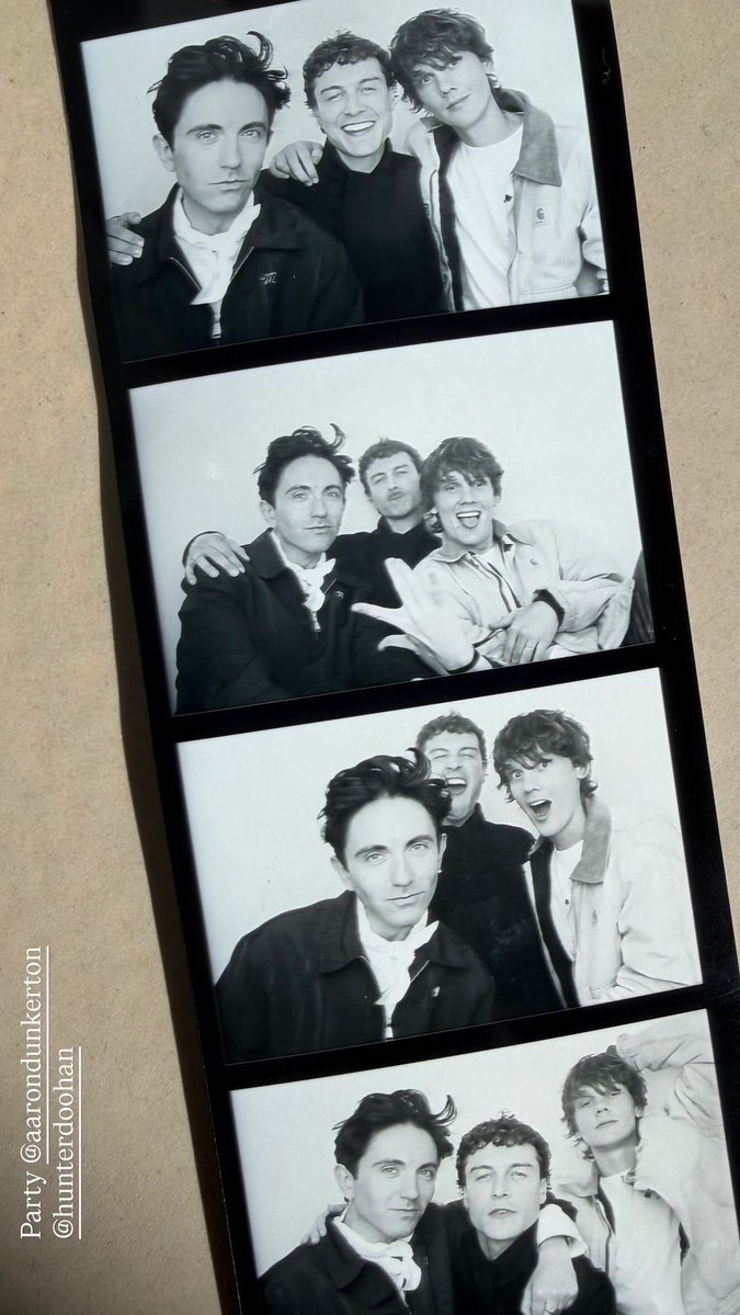 weylerhq's tweet photo. Hunter Doohan gets silly in new photo booth photos with Daniel w. Fletcher and Aaron Dunkerton. https://t.co/knHsVALnQX