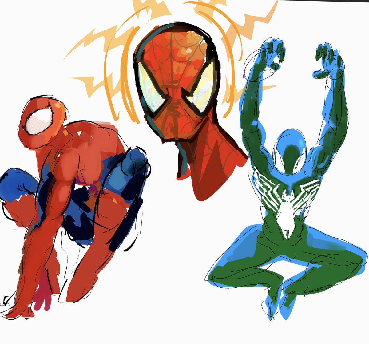 neatoshin's tweet photo. some spideys https://t.co/tcRuoLC7gQ