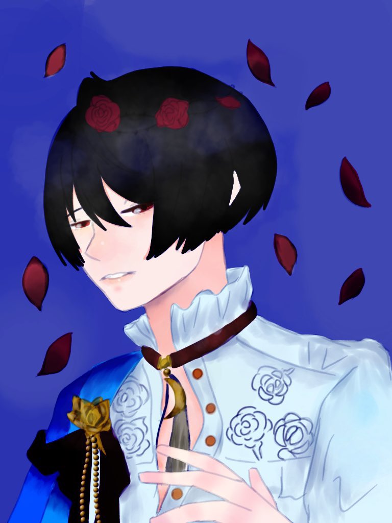 Ikuto_hono08's tweet photo. 凛月お誕生日だったので
過去絵 https://t.co/RvfOWynn2j