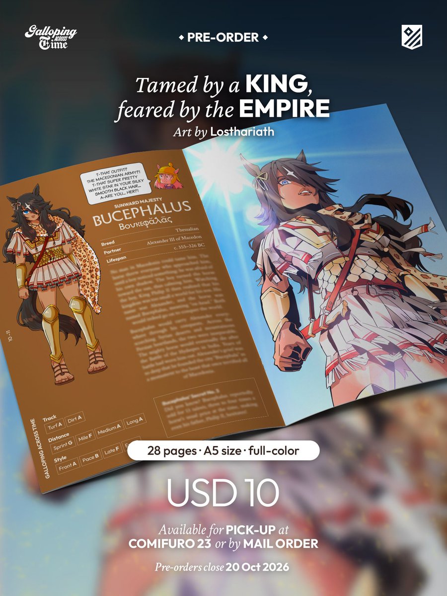 by_zea's tweet photo. [RTs and Likes are appreciated!] 

EU/UK/WW Group Order (Batch 8)

Umamusume Agnes Digital Fanbook "Galloping Across Time" by @hanununue and @rimawarna 
 
⭐ PO Duration: 22 September - 19 October 2026 23:59 (CEST/UTC+2)
⭐ ETA: Dec 2026 - Jan 2027

Order 🔗⬇ https://t.co/UGTIGncATs