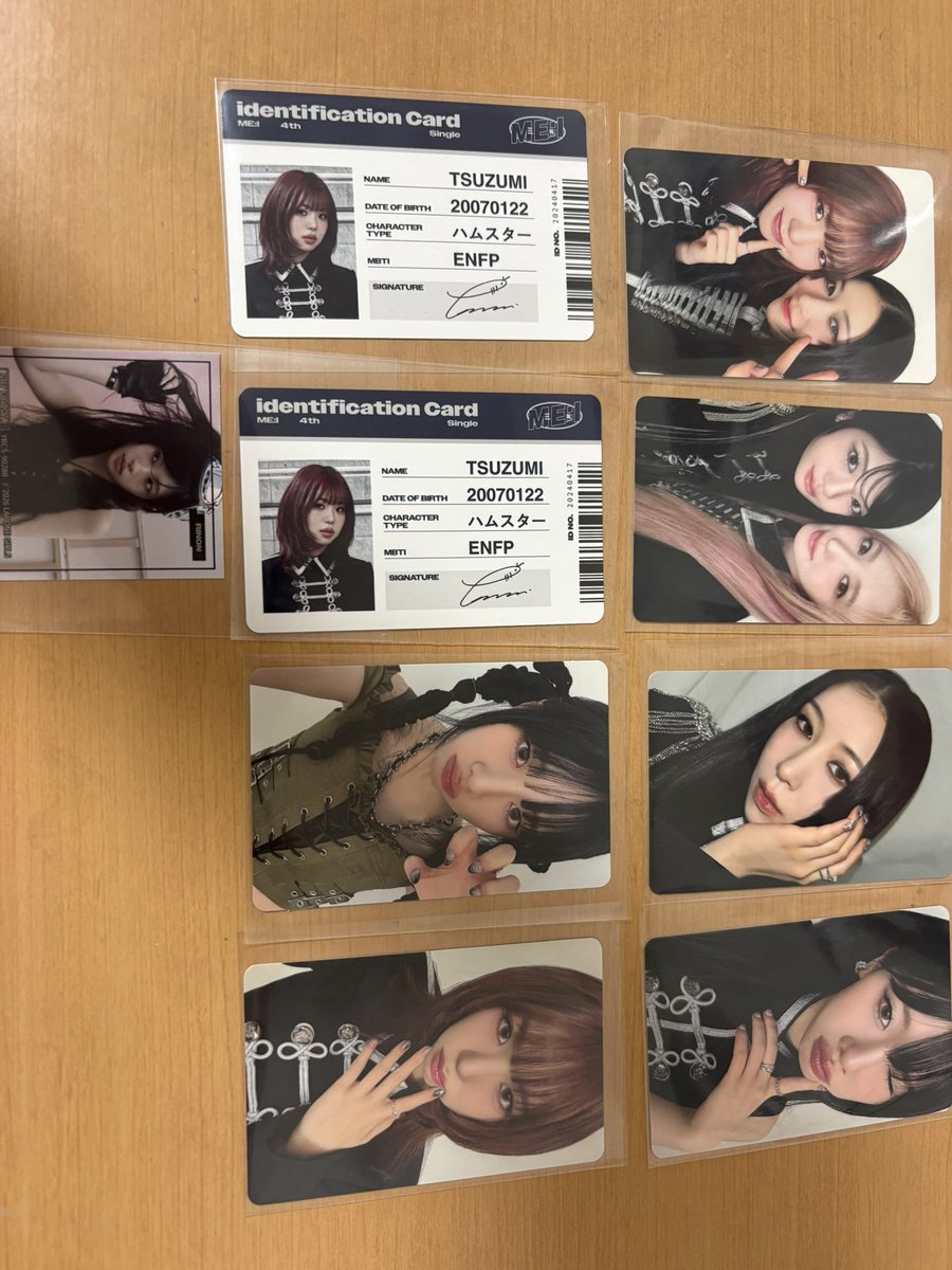 __doleemy's tweet photo. ME:Iトレカ交換

求   同種 櫻井美羽
譲   海老原鼓 村上璃杏 山本すず 笠原桃奈 高見文寧 
タワレコ笠原桃奈 HMV笠原桃奈

10/3のオフラで現地交換希望です
 #ME_I_交換  #ME_I交換 https://t.co/xVBINBEcBY