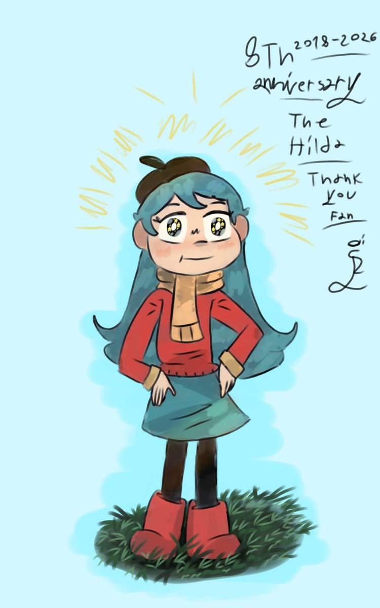 jom354's tweet photo. 8th anniversary 
The Hilda 
By jom
#hilda #hildatheseries #hildanetfilx https://t.co/PCNWLQbM3W