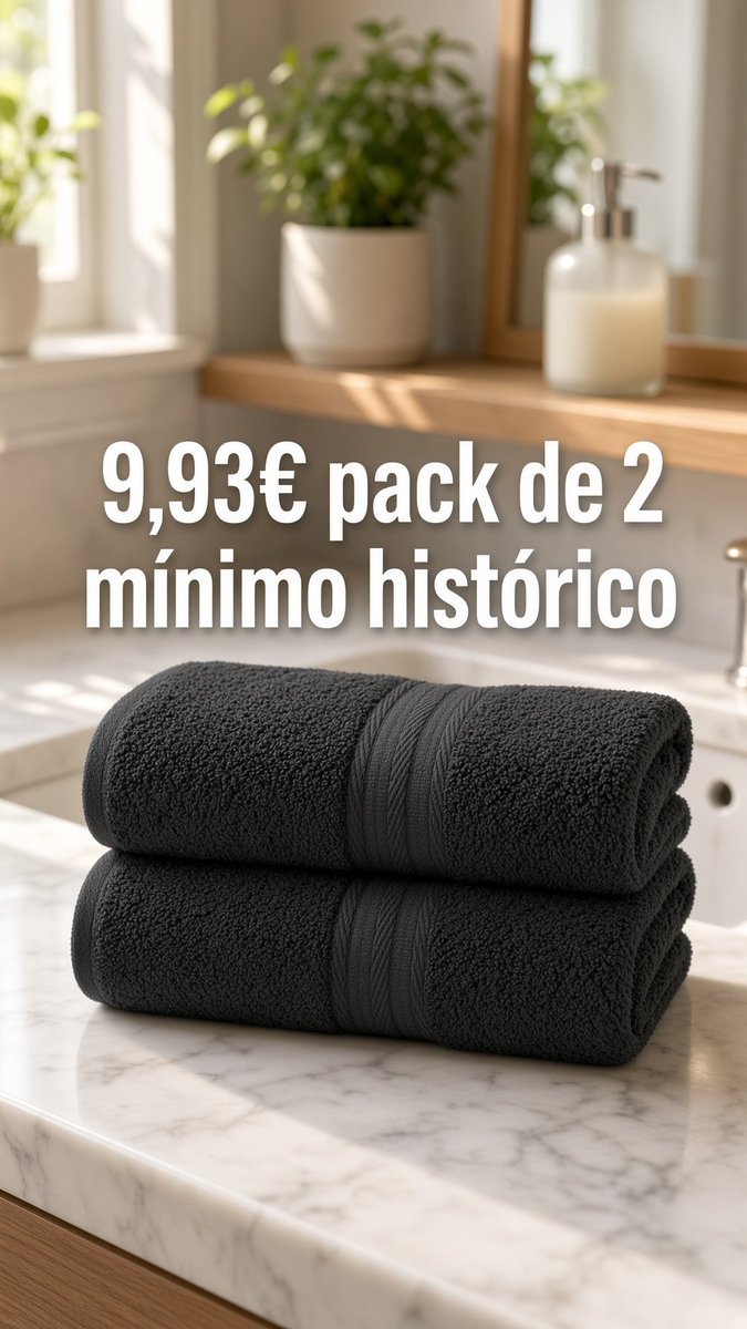 bestialinks's tweet photo. 🛁 Pack 2 toallas de ducha Amazon Basics a 9,93€.

Mínimo histórico, -45% vs la mediana.
100% algodón. Salen a ~5€ cada una. Renovar el armario de baño, no toalla de hotel.

A este precio el algodón es correcto; no esperes el gramaje de un spa.

¿Compras pack barato cada temporada o una toalla cara y que dure años?