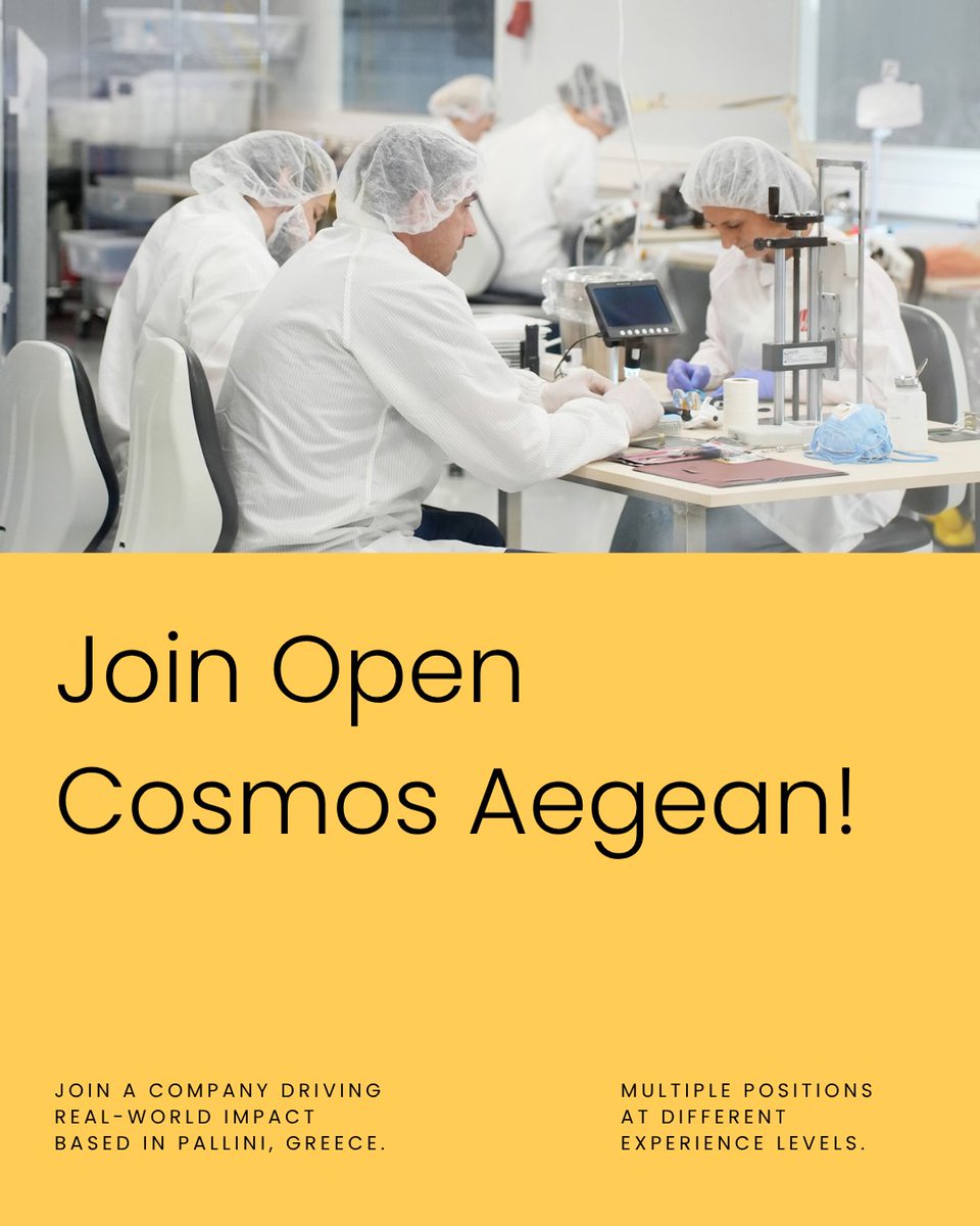Open_Cosmos's tweet photo. Open Cosmos is growing, and we are expanding our team in Greece!

"Open Cosmos values ownership, no matter your role. It’s hard work, but you’re never doing it alone, and there’s real satisfaction in seeing that effort turn into missions that truly matter. Watching the company invest in growing its presence and talent here in Greece has been incredible." - Marita Georganta, Ground Segment Team Lead at Open Cosmos Aegean 

If you are ready to tackle complex challenges and drive real-world impact, we want to hear from you.

Explore all open positions in Greece at https://t.co/2MsNMoPupk 

#EngineeringJobs #Hiring #OpenCosmos #OpenCosmosAegean #Greece #Athens