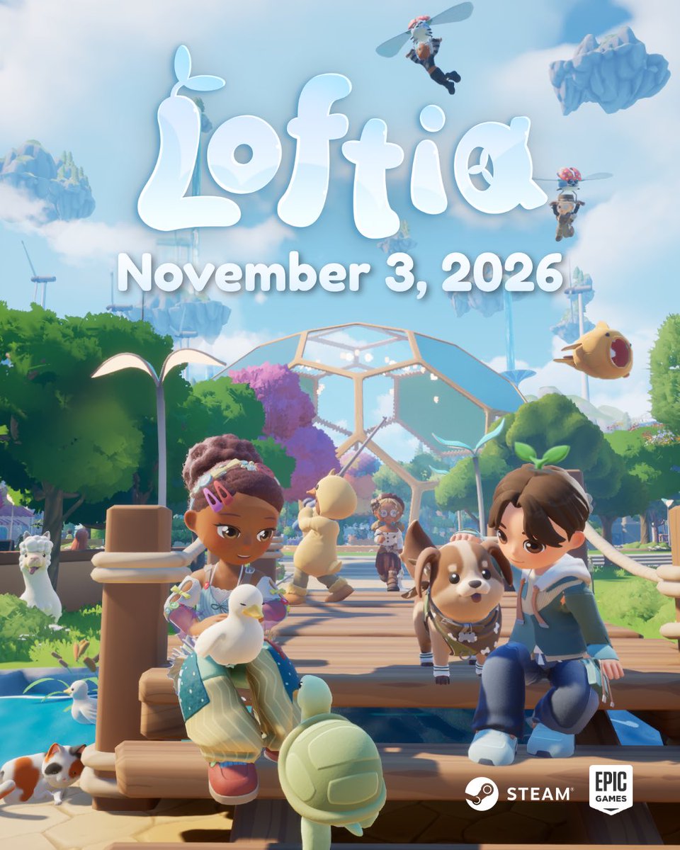 loftiadev's tweet photo. See you on November 3!☀️🌱

Loftia is a life-sim MMO where you can farm, craft, explore, decorate and build a solarpunk world together with friends

It’s been 4 years of developing our dream game, and we can’t wait to finally share it with you 💛 https://t.co/WEhl5BfQ7q