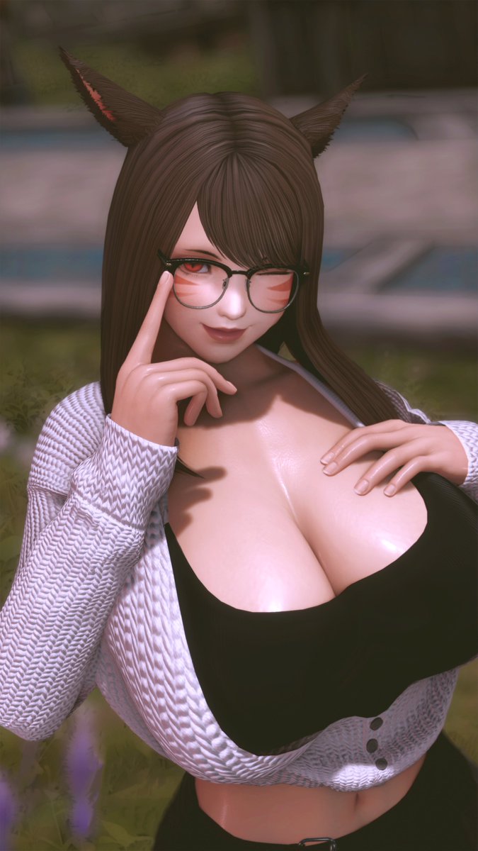 AmaiVintage's tweet photo. Hey, eyes up here
#GPOSERS #miqote #ffxivsnaps https://t.co/Wvyj0wMlA4