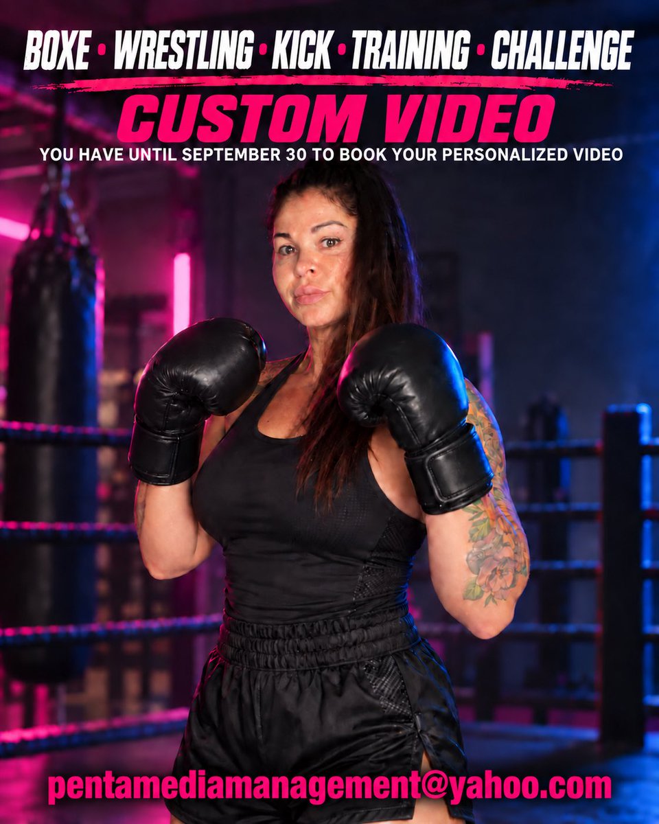 AngelicaKo3's tweet photo. Custom Video:
Boxe, wrestling, Kick, Training, Challenge.
pentamediamanagement@yahoo.com
#wrestling #custumvideo #angelicako #sessionwrestler #mixedwrestler https://t.co/WKkek2LPyX