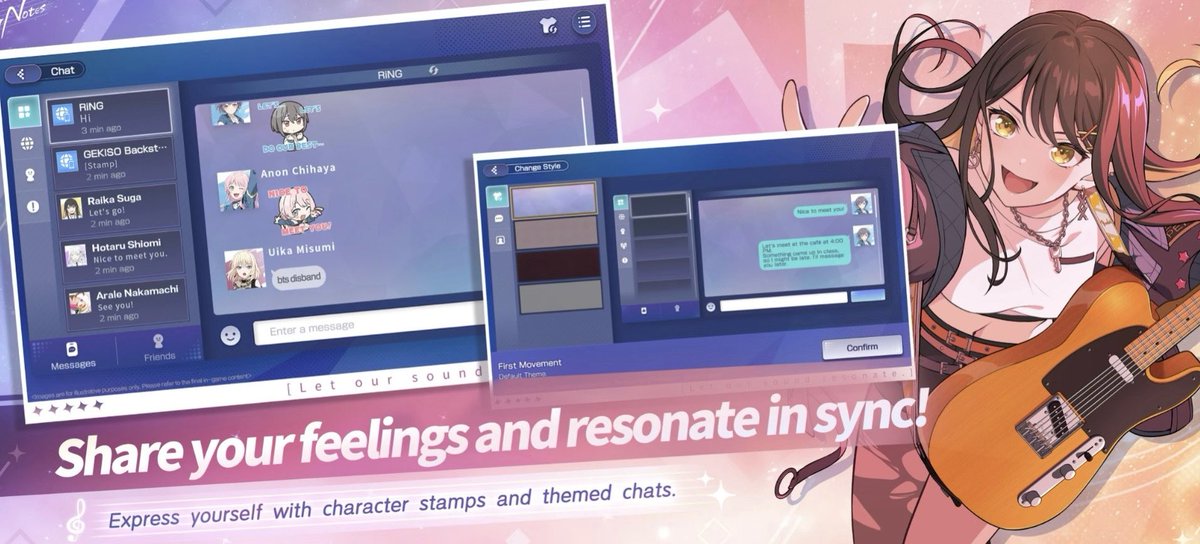 perdereomnia_'s tweet photo. This screenshot from the appstore is so funny why are the characters themselves speaking in the chat😭😭 https://t.co/1WIPY7ybDi
