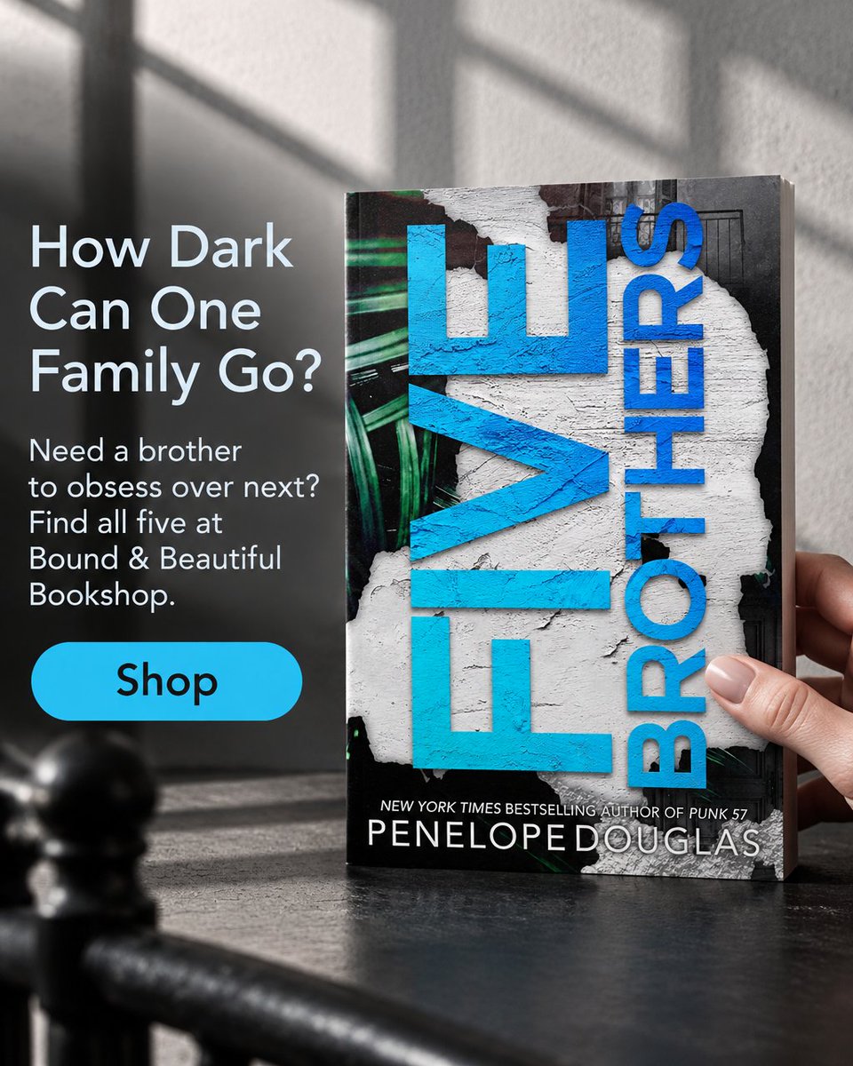 BandBbookshop's tweet photo. Secrets, rain-soaked glades and five dangerously broody brothers—bedtime chaos ahead. Damaged heroes, a sharp heroine, and a page-turning drama that’ll steal your sleep (and snacks). Curl up with coffee and dive in 😏📚 #RomanceNovel #Bookstagram Tap the link in bio. https://t.co/ScY59Q7rNY