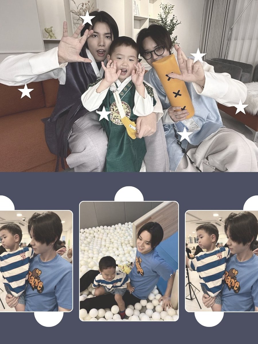 kwonohyulj's tweet photo. post-babysitting  situation 🫠  shoutout  to  
all  parents  holding  it  down  24/7  without 
missing   a   beat.  top  tier  dedication   𓏲   ⌗ https://t.co/FzC0SoM6tc