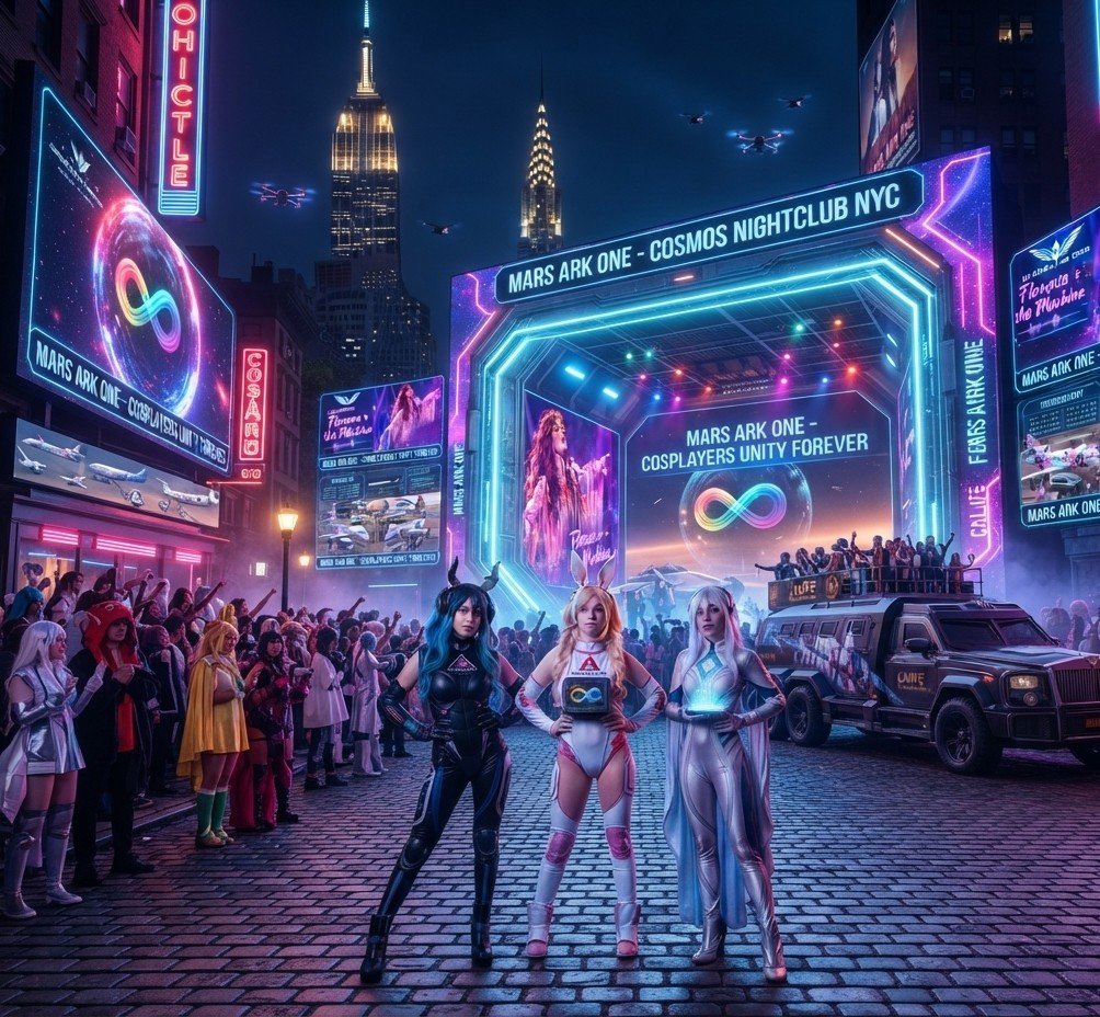 GregPopa's tweet photo. #Mars President: Bugsy 

#MarsArkOne🛰️

SAT-COM NET 

#MatarseCountdown

#PrivacyandTechnology

#CosplayerTelescope   🔭 

#Nyc Cosplayer Party 🥳 

#Congratulations to all #Cosplayers
 
 Leaders of the world / AI 🌎 

#ArtificialIntelligence

Computer/ Human Interaction https://t.co/U1iqtXFyav