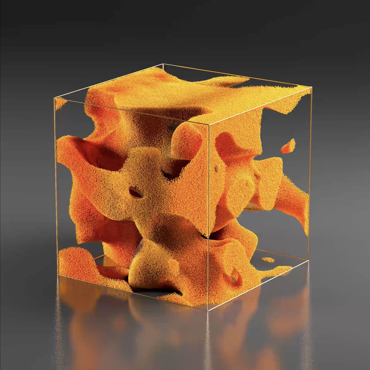 refikanadol's tweet photo. While the internet is enjoying 4D scale/slicing concepts, our Machine Hallucinations: Mars series from 2023 was a lot of fun to explore the GAN model's latent space and imagine a new form of AI Data Sculpture. https://t.co/5b1tGIhIu1