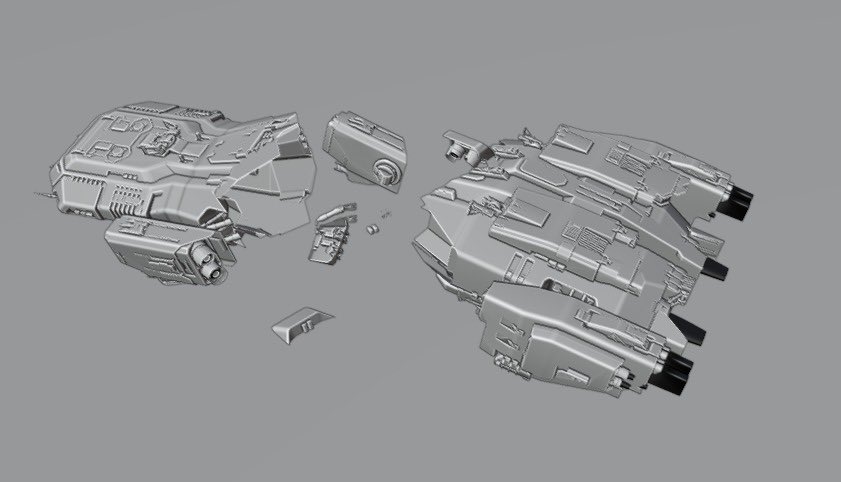 AllianceForgeHQ's tweet photo. Not every Ark reached Sanctaris intact... 🚨🛰️

Atm. entry was brutal. Some hulls landed whole; others sheared across 75k-hex wastes, leaving debris fields, trapped crew & class. tech. 💥🪐

In AF, crash sites are a daily ops loop for cmdrs:

🔍 Daily recon & search sorties in contested sectors. 🪖

Extract survivors to boost ranks. ⚙️

Scavenge comps, schematics & raw elems from wrecks.
Survivors strengthen NCH. Recovered tech speeds fleet prod. 📈🛡️

Wrecks won’t stay untouched. Secure the perimeter or rivals strip hulls first? ⚔️👀
1st look: modular Ark fracture assets from the 3D pipeline. 🛠️✨

Follow: @AllianceForgeHQ 
Discord: https://t.co/0YywN2WGeT

#AF #UE5 #MobileGaming #Web3Gaming #SciFiGaming #IndieGameDev