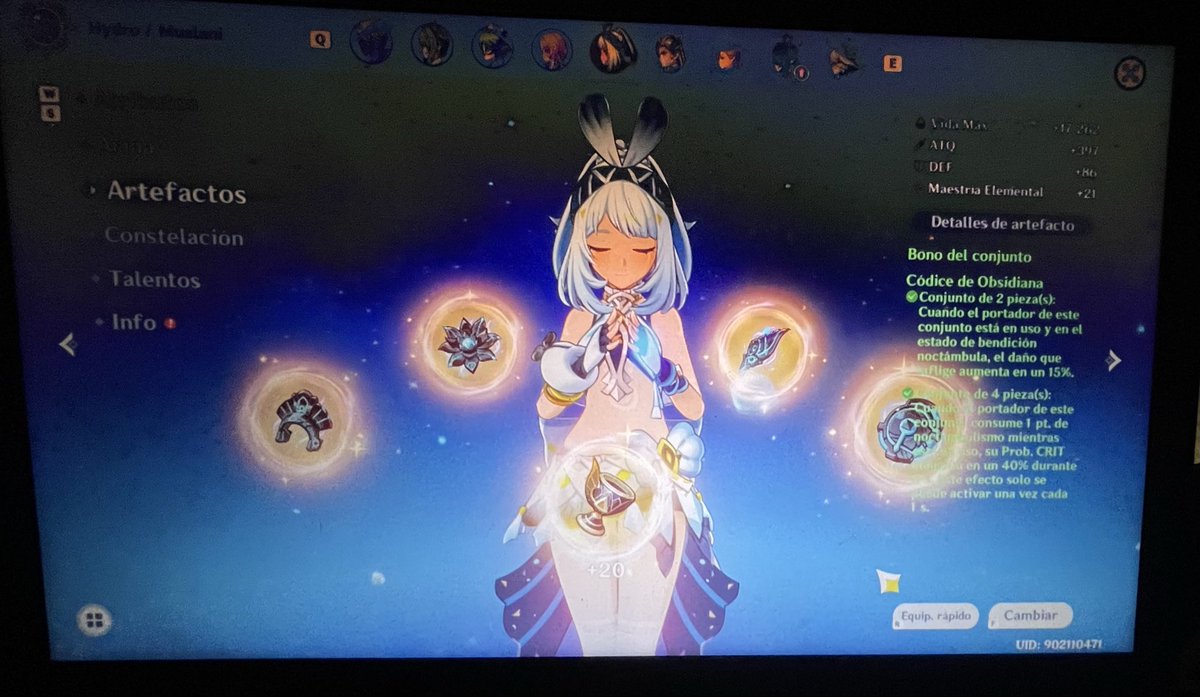 laumatism_'s tweet photo. Shes missing a lot of em but her artifacts are still brighter than my future https://t.co/Kuwc8iAUuy
