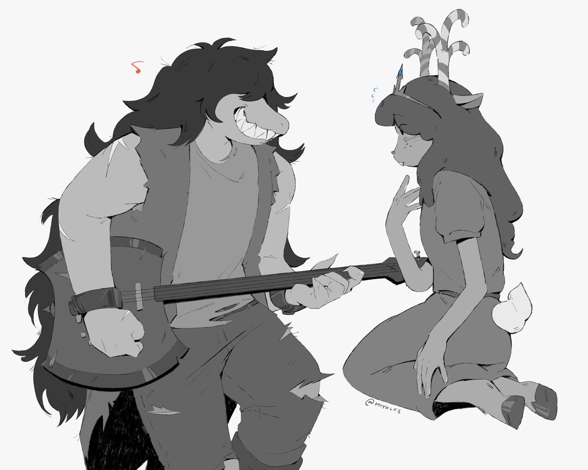 miyolks's tweet photo. old stuff)

looking back, I completely forgot I made this AU (?) haha https://t.co/BFQKcAxIHh