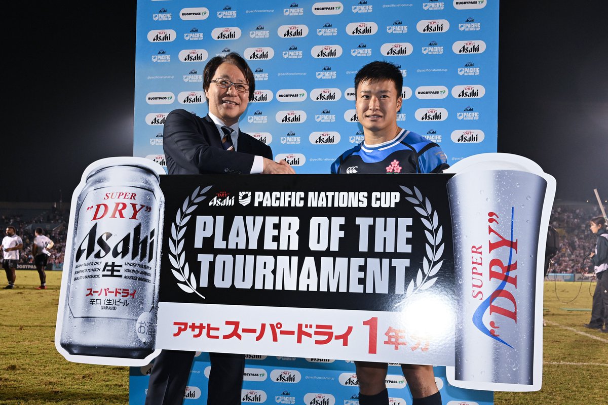 WorldRugby's tweet photo. Leading from the front 🇯🇵

Japan's captain Naoto Saito is the #AsahiPOTT for the 2026 #PacificNationsCup 

@rugby_superdry https://t.co/r7ZiTTAMFW