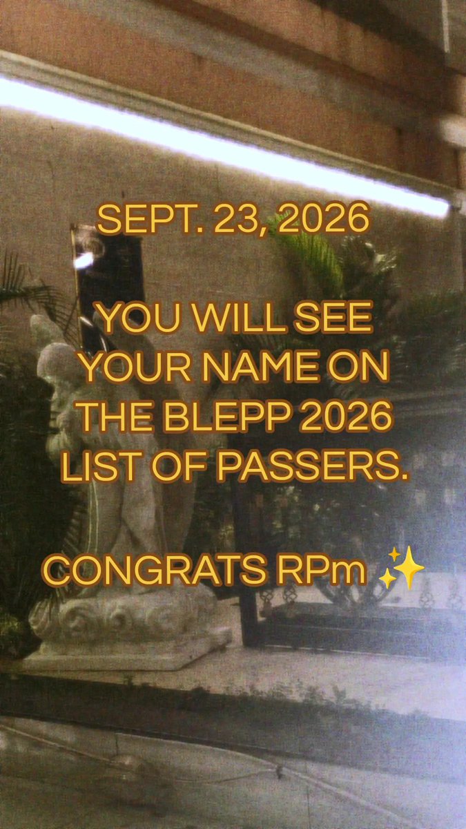 thesleepypsych's tweet photo. Binabati ko na agad kayo. This is a manifestation and claiming post.

Congrats everyone!!! ginalingan niyo talaga. 🫶🏻

#rpmtwt https://t.co/JYVBoVoyeE
