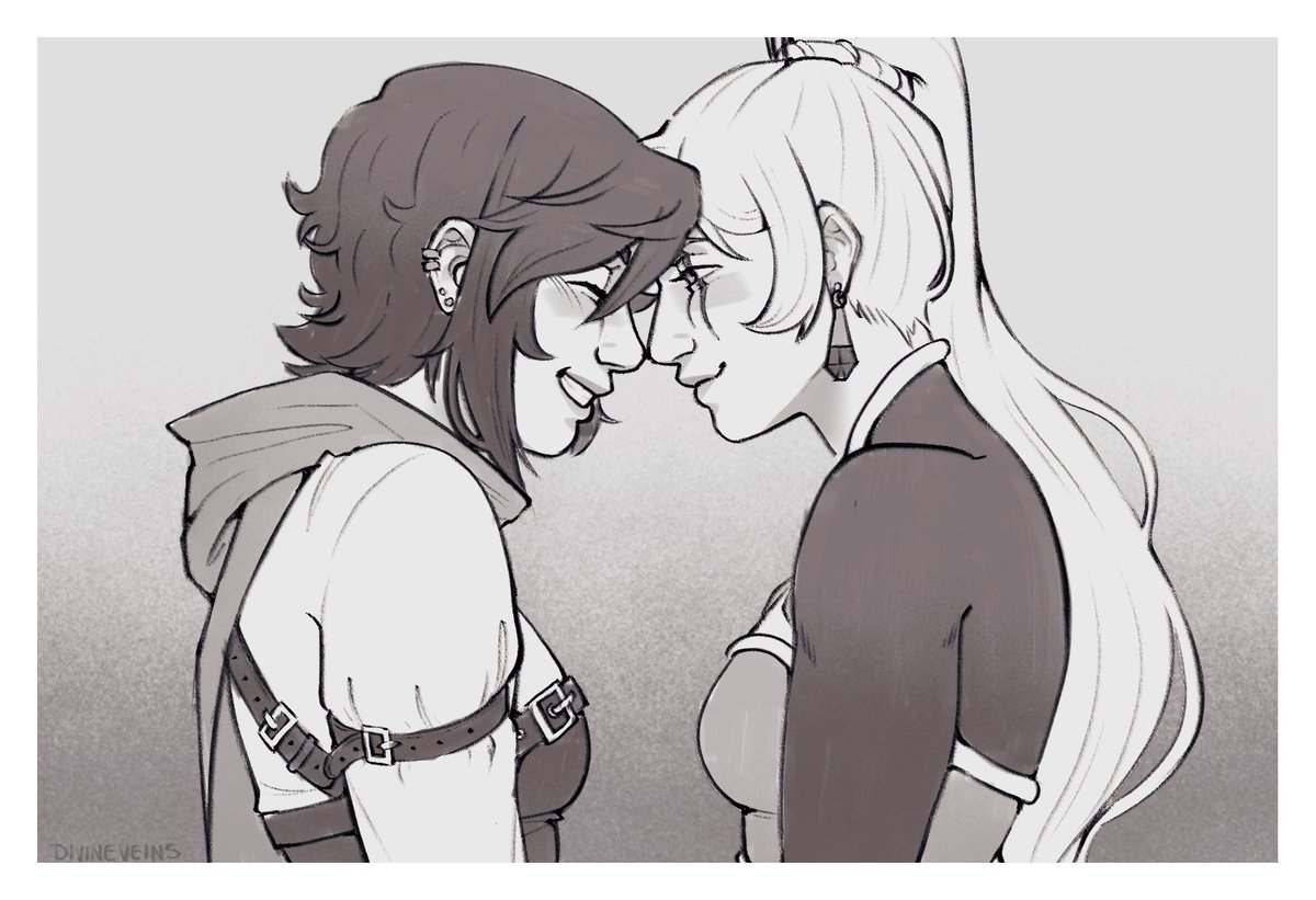 DIVINEVEINS's tweet photo. whiterose for today. tomorrow? who knows.... 

[ #RWBY #whiterose ] https://t.co/VYvCbnsLSp
