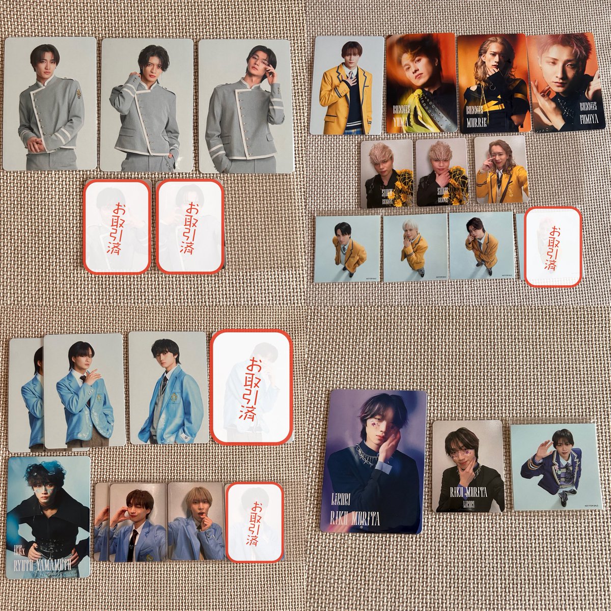 S04872135's tweet photo. 更新

EBiDAN 封入特典 トレカ 交換 グループ盤 通常盤 15周年盤 Yes!東京 楽天

譲 マサヒロ 佐野 志村 古川 ジャン海渡 飯島 伊藤 REI 杢代 吉澤 MORRIE SEIYA YUMA SHOW TAKUYA 中村 山本 千田 志賀 森田 近藤

求 画像3枚目

プロフ欄or郵送 https://t.co/kWDFkJJmaB