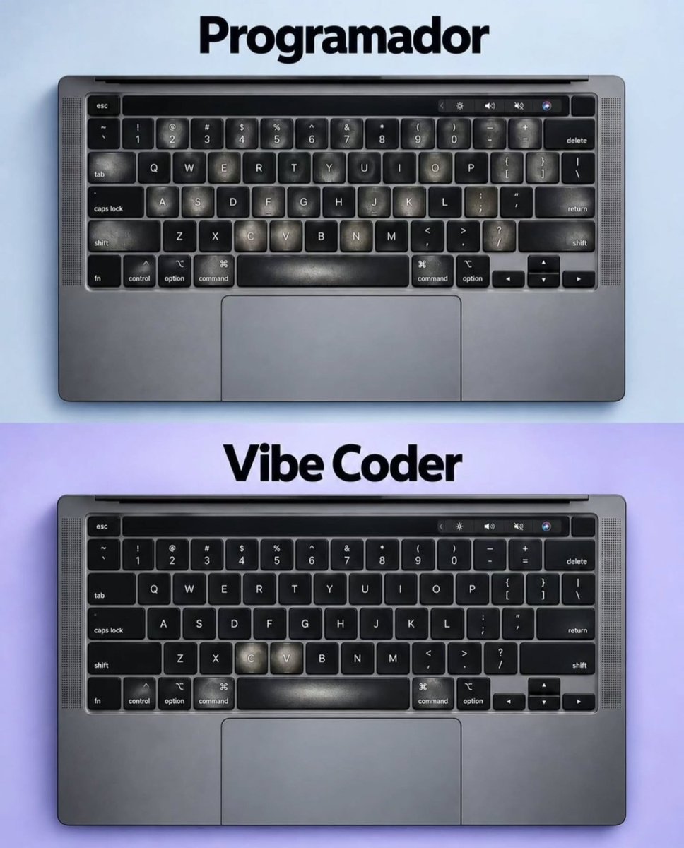 miracache's tweet photo. one writes code. the other writes prompts https://t.co/FDN42ExwXn
