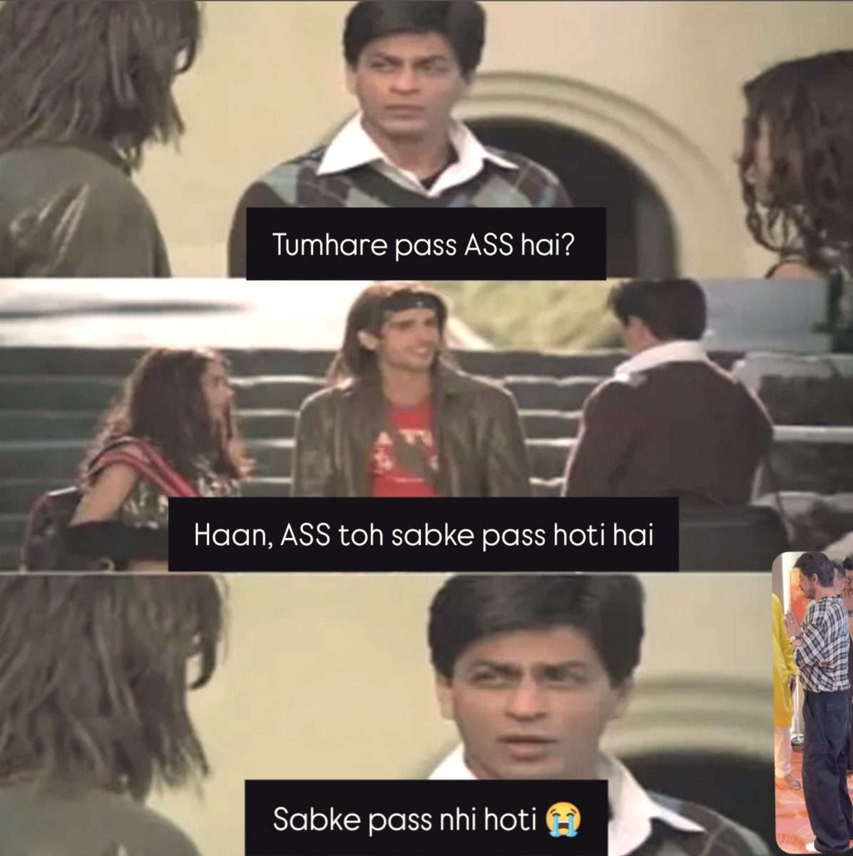 MONSTER_DOOM's tweet photo. HAKLA saab fans mess with wrong fandom 😭🤣🤣

#ShahRukhKhan 😁 https://t.co/JliHrmg8LC