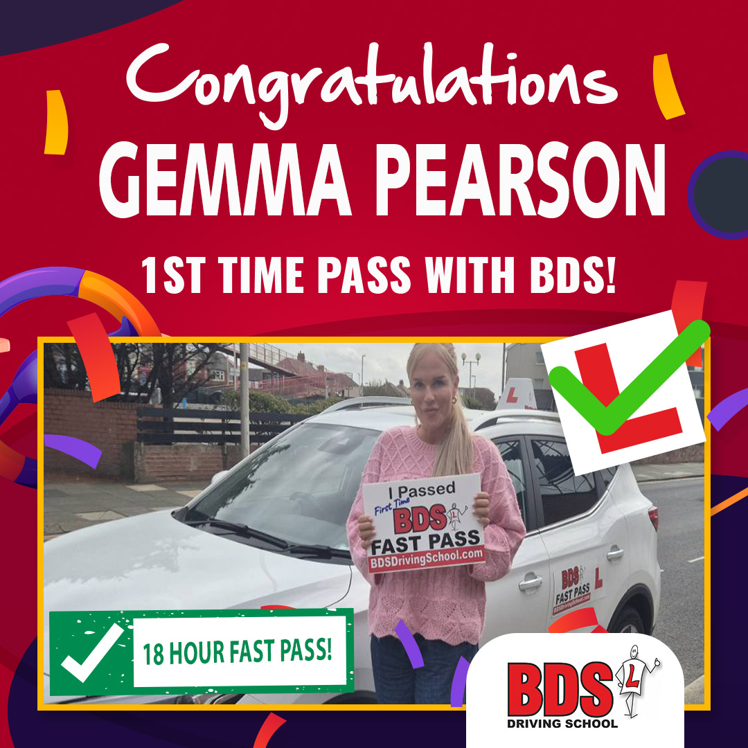 BlackpoolDS's tweet photo. 🎉 Another BDS FAST PASS success!
Huge congratulations to Gemma from Cheshire, who passed her automatic driving test after completing an 18-hour FAST PASS course in just a few days —
📱 07736 695980
🌐 https://t.co/L8wHbKg2V0
#DrivingTest #FastPass #AutomaticDriving https://t.co/VT4CnLf5mt