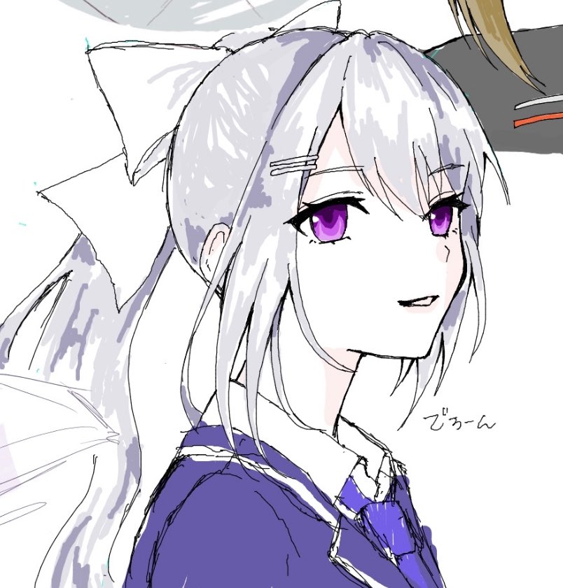 _na2me9u_illust's tweet photo. 前に絵チャで描いた🌈🕒 https://t.co/y9maly1NpR