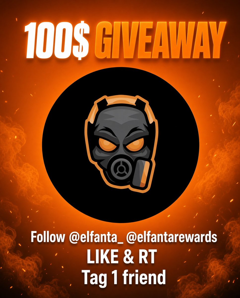 xetroygg's tweet photo. 🟠100$ Giveaway!🟠

To Enter:
✅Follow @elfanta_ &amp; @elfantarewards 
✅Like &amp; RT
✅Tag your friends

⏰Ends in 3 days https://t.co/kDG7dyx0Vj