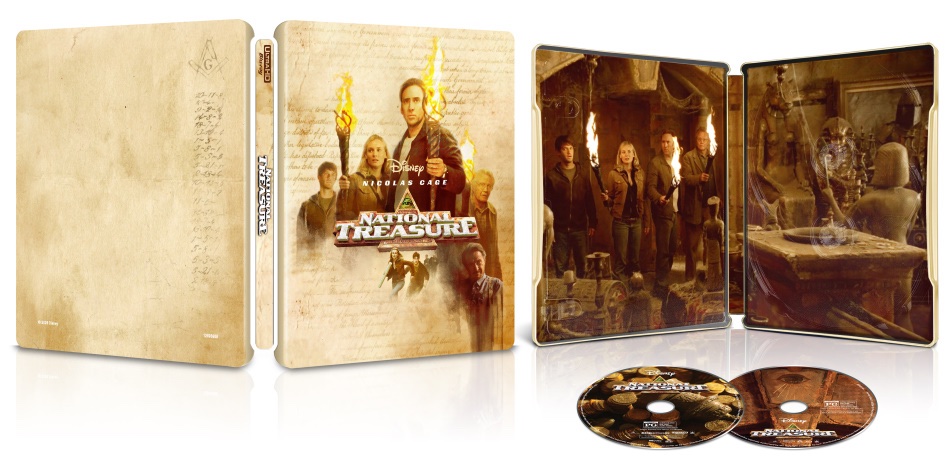 VHSDVDBLURAY4K's tweet photo. Coming to 4K UHD Steelbook via Disney on 11/10

National treasure (2004) https://t.co/juG0AkyTT7