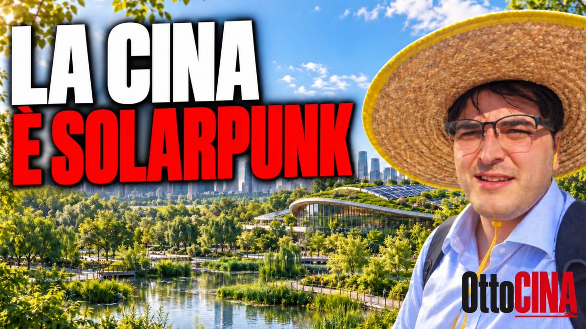 ottolinatv's tweet photo. Mentre in Occidente la transizione ecologica viene rallentata, contestata o ridotta a slogan, in Cina la “civiltà ecologica” è diventata una vera linea di sviluppo.

Sono andato a vedere cosa significa concretamente: ex aree industriali riconvertite, città più verdi, ricerca pubblica, agricoltura sperimentale, energie rinnovabili e tecnologia applicata alla tutela dell’ambiente.

A tratti sembra quasi un’utopia solarpunk trasformata in politica industriale.

La Cina sta costruendo un modello di ambientalismo che l’Occidente non riesce più nemmeno a immaginare?

Ci vediamo qui https://t.co/tmrggB5bnX

👉E' USCITO IL NUOVO PAMPHLET DEL MARRU, "DISERTARE L'ASSEDIO". Corri a comprare la tua copia qui: https://t.co/eCbIHsQA0h

👉 Aderisci alla campagna di sottoscrizione di ottolinatv su GoFundMe ( https://t.co/iHLA8vQ4T4 ) e su PayPal ( https://t.co/IPHInmZOXF )

👉 Seguici anche su Spotify https://t.co/BRo8nZxbDm

👉Iscrivetevi al nostro canale Substack qui https://t.co/A48Nef871X

👉 Belle vero le magliette del Marru? Finalmente le puoi comprare anche tu. Visita qui il nostro merchandising: https://t.co/cTHkNqLXmo