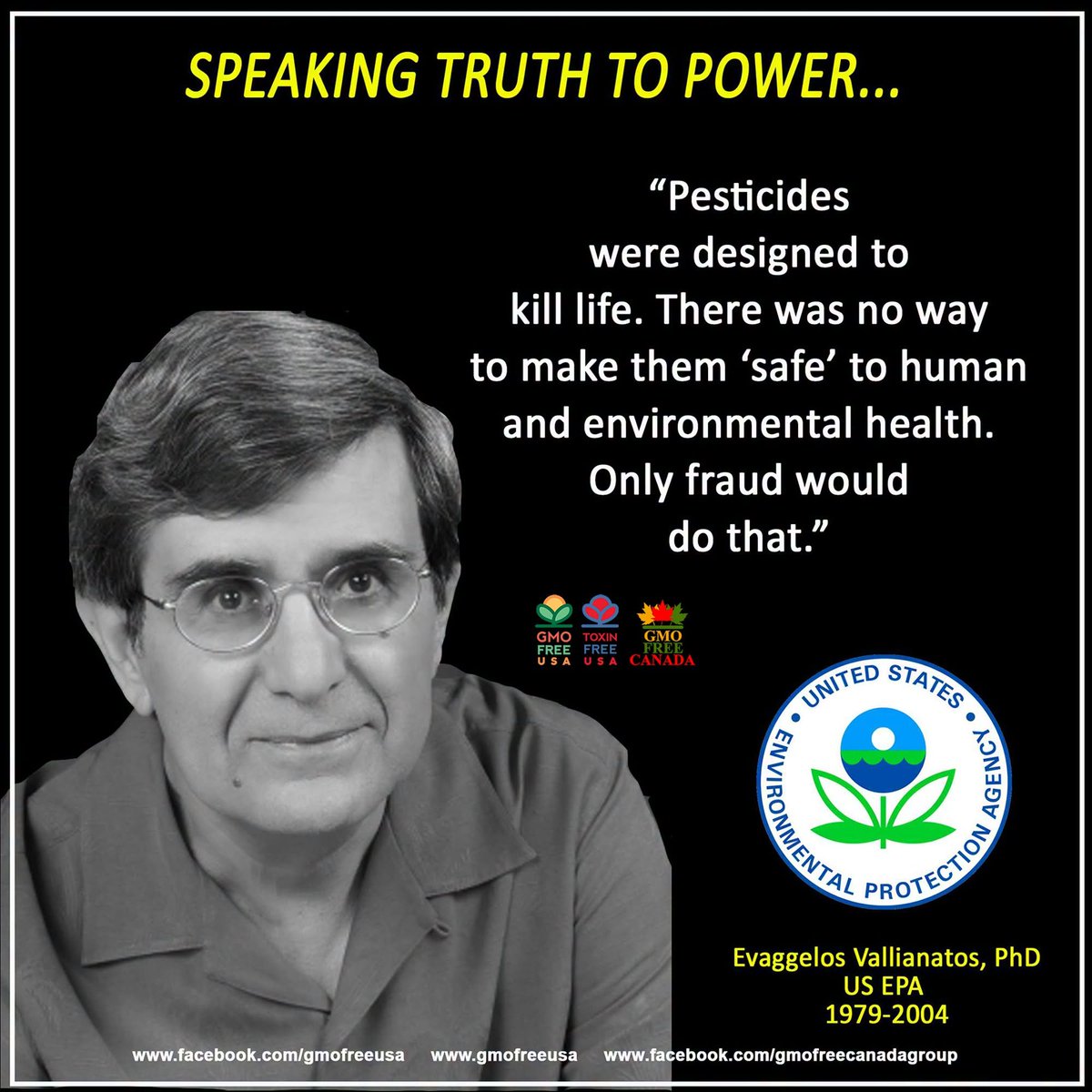 GMOFreeUSA's tweet photo. EPA Fraud: From a 25-year EPA employee who worked on pesticides... confirmation of what our common sense has already told us.
 
The corruption runs deep and long. He witnessed it in the 1980s and it continues today. We must take heed of Dr. Evaggelos Vallianatos' assessment of our current state of affairs. He cautions us to the fact that the previous administration has dragged EPA to its lowest standing since its creation in December 1970. 

It declared war on science and environmental protection, sending a message of rapacious pollution to farmers, petroleum men, the industry, miners and exploiters of the natural world.

But the corruption of EPA management and collusion with the polluting industries is ongoing. The current EPA, led by Lee Zeldin, protects corporate profits, not human or environmental health. Americans suffer and disease rates continue to rise, while the polluters make billions. We need to fire the entire management class at the EPA and reform the agency from top to bottom.

Be sure to read about his first-hand experience at the EPA: Is Environmental Protection Possible? https://t.co/zZhxCgCBlg