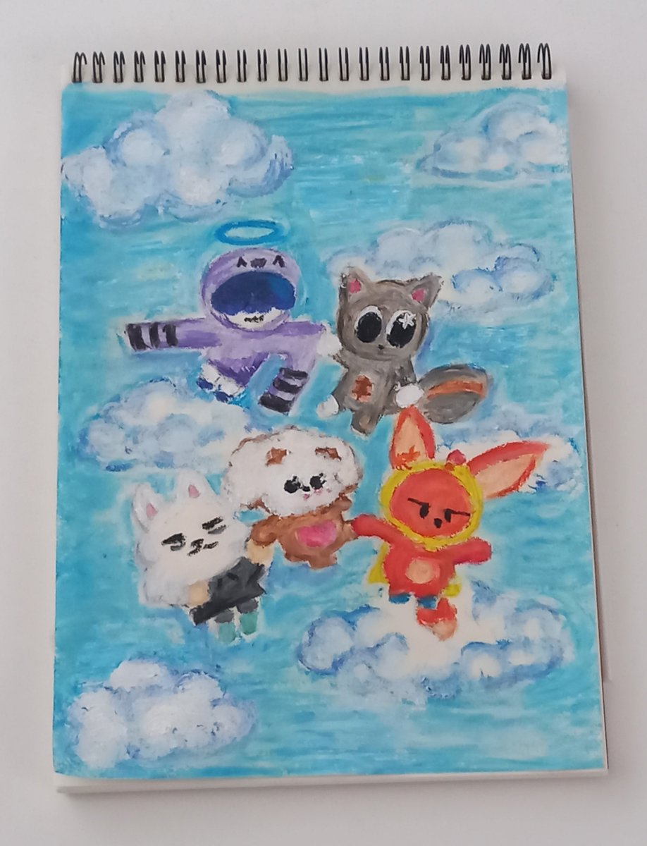 lvrssf's tweet photo. #ppulbatu flying through the skies with the power of friendship!! 
#txt #tomorrow_x_together https://t.co/sxBRvY6Fkg