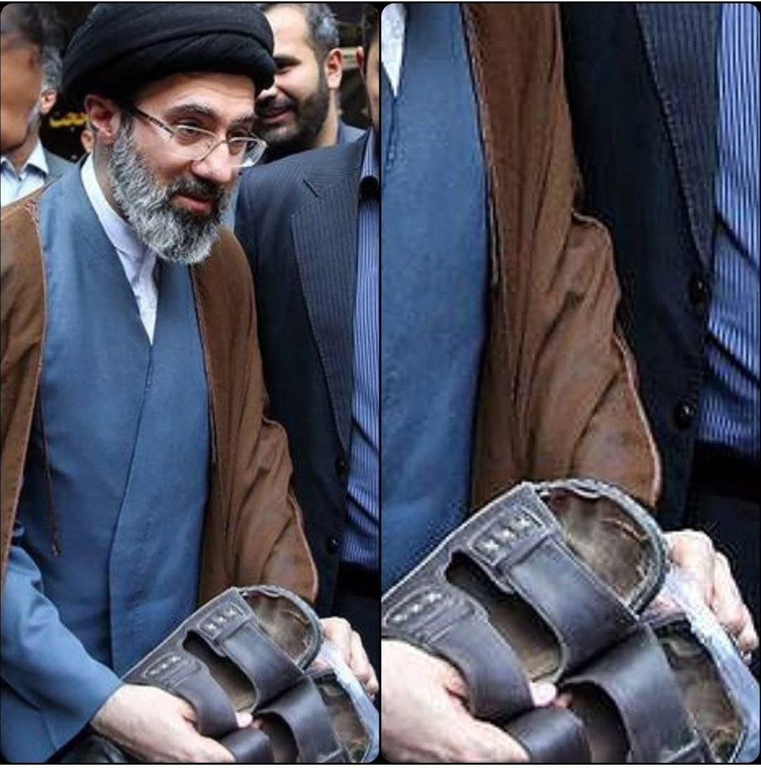 banin97ahwaz's tweet photo. حذاء الإمام الخامنئي أطهر من حكّام الخليج. https://t.co/GwYbI0754N