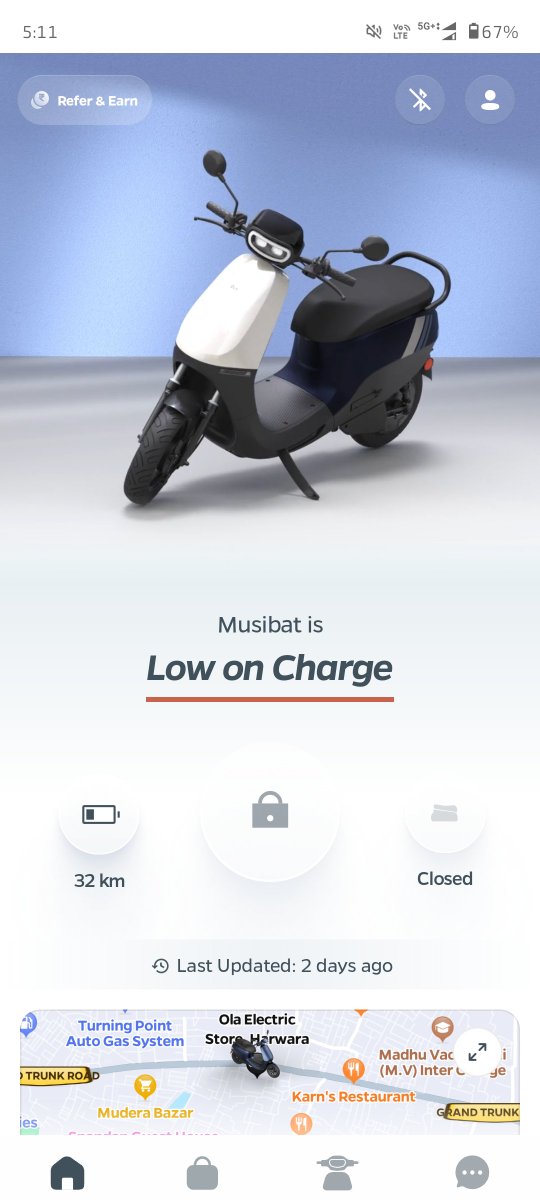 rajagrahari_'s tweet photo. Day 7 at Harwara Store. My scooter (UP96P7674) is now "Low on Charge". Forget fixing the motor; they can't even plug it in! If my S1 X+ battery completely dies because of this neglect, @OlaElectric will be held fully responsible. Terrible #hyperservice! @bhash @OlaEV_Support https://t.co/9t39zCf1aU