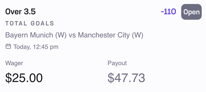 GasMoneyPlays's tweet photo. UEFA (Women) Champions League:

Bayern Munich/Manchester City over 3.5 -110 (1u) https://t.co/Vuma1NLFwC