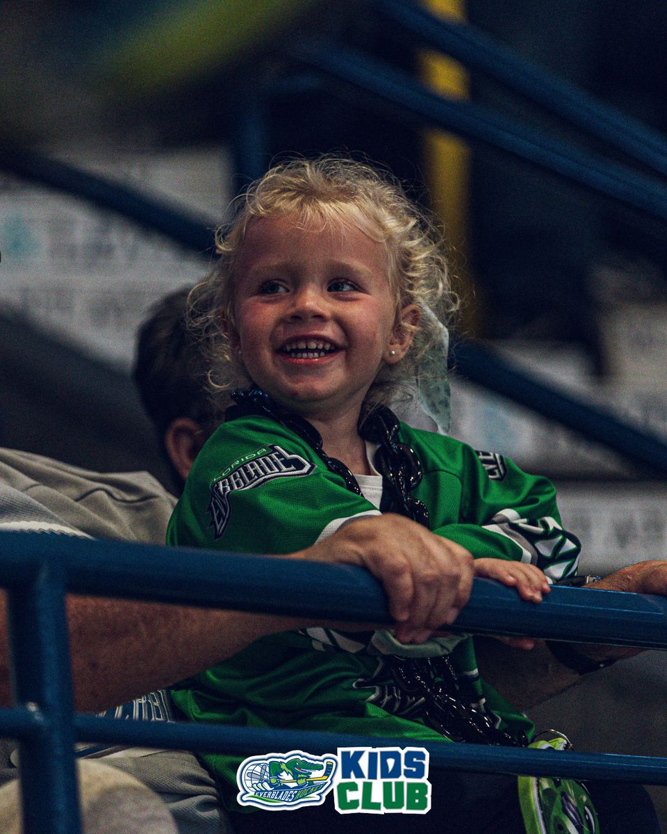 FL_Everblades's tweet photo. 💙💚 Hey, young Blades fans — this one’s for YOU! 🏒

Join the Florida Everblades Kids Club and get ready for a season full of hockey, fun and exclusive experiences! Kids 13 & under can choose from two membership options!

Members receive game tickets, an exclusive 2026–27 prize pack, special Swampee & Skunkee experiences, birthday surprises and more!

🎉 Become a Kids Club member today!
🎟️  https://t.co/tOH4uDVx2m