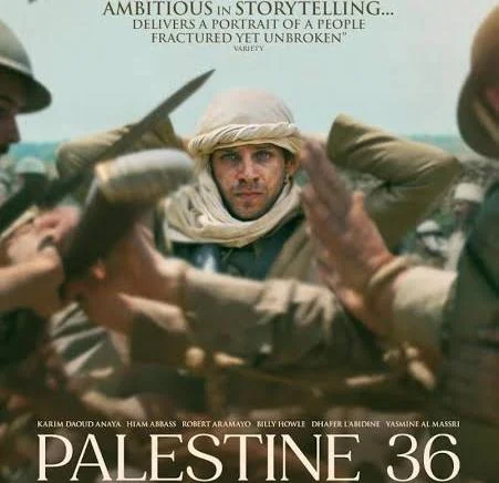simangeo's tweet photo. Me alegra decirles que la película PALESTINE 36, de la directora colombo palestina Anne Marie Jacir y que muestra de froma magistral el proceso de robo de Palestina, será presentada en las salas de @Cine_Colombia a partir del 1 de Octubre, según me informaron. https://t.co/KUhvOPXfqp
