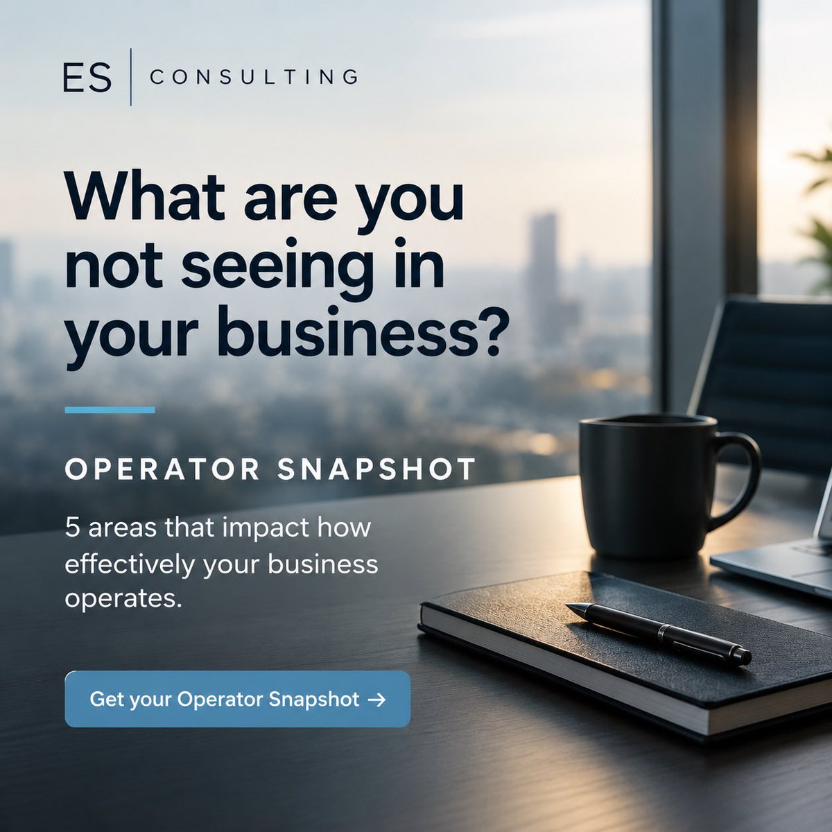 evanmstein's tweet photo. What if the biggest problem in your business is the one you can’t see?

Take the 5-minute self diagnostic
https://t.co/Xr7s1YpNu0 https://t.co/K20XfcdcnY