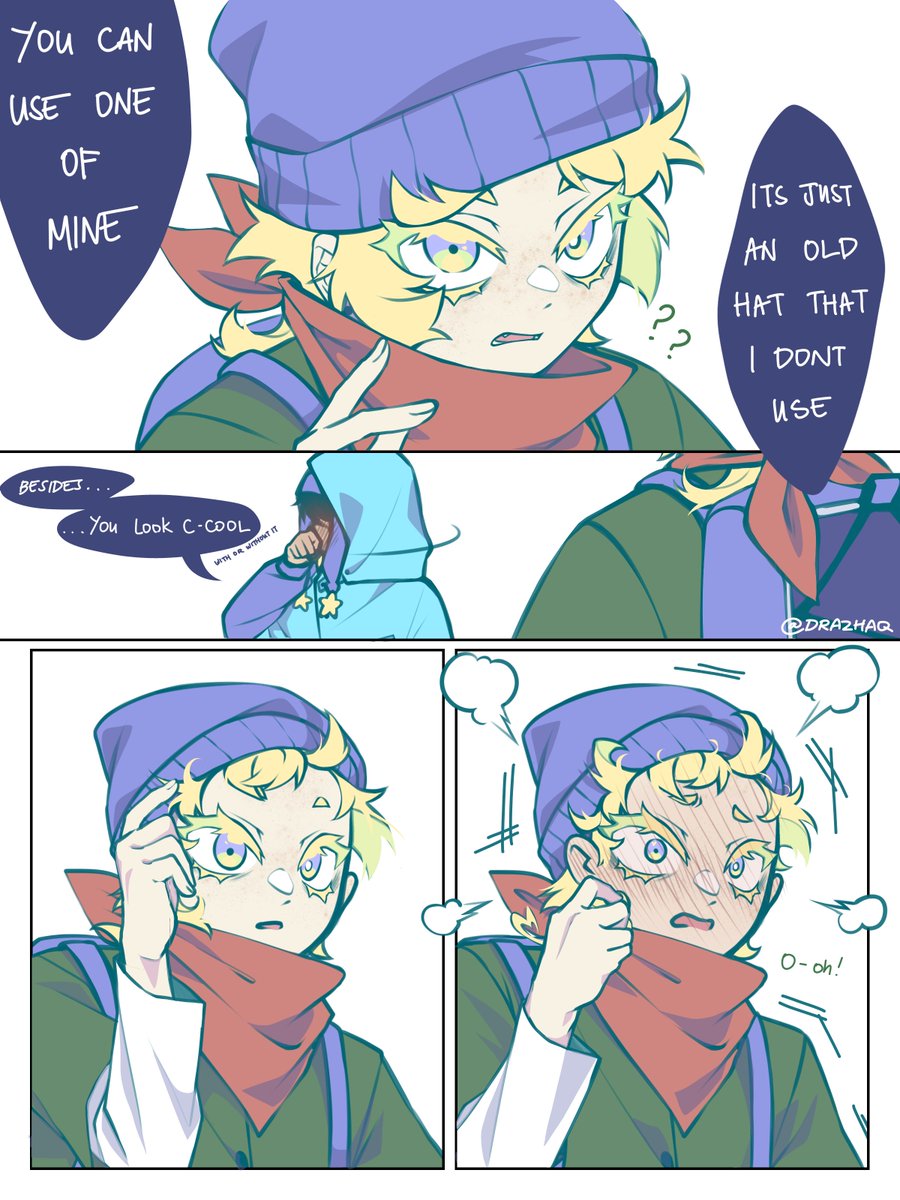drazhaq's tweet photo. Glad Tweek's wearing layers.
#spcreek #southpark https://t.co/fokGzM8OWP