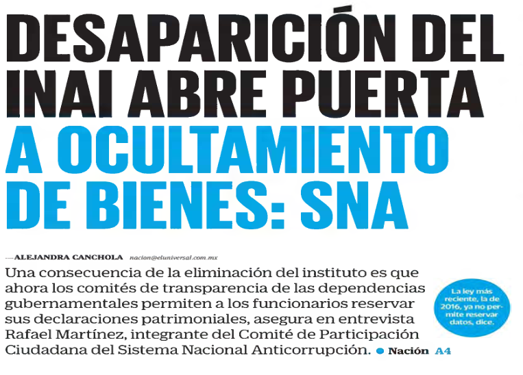 MLopezSanMartin's tweet photo. A la 4T le incomoda la transparencia

El propio AMLO lo dijo sin pudor: "sería mejor que no existiera" el INAI

📷 @El_Universal_Mx https://t.co/b9Qwfh3E4h