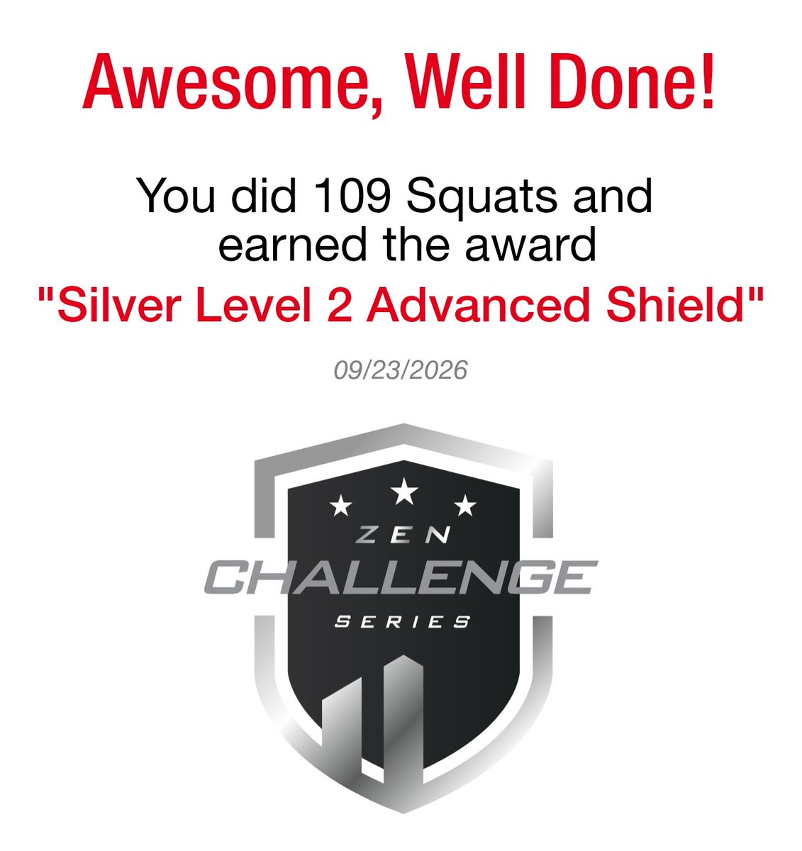 ruined_knife's tweet photo. I just did 109 squats and completed Week 5 Day 2 of the 200 Squats Challenge by @c25kfree. #zenchallenge #zenlabs #everymomentcounts #healthy #exercise #workout #fitspo https://t.co/HOhi0No8Y4