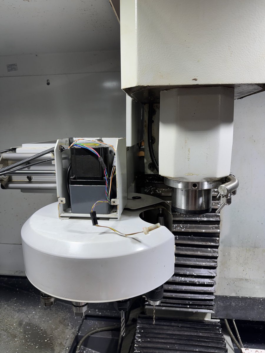 idlehandsdev's tweet photo. Sensor died on the @Tormach. Guess I’m manually changing tools today! https://t.co/jCceVDiW2A