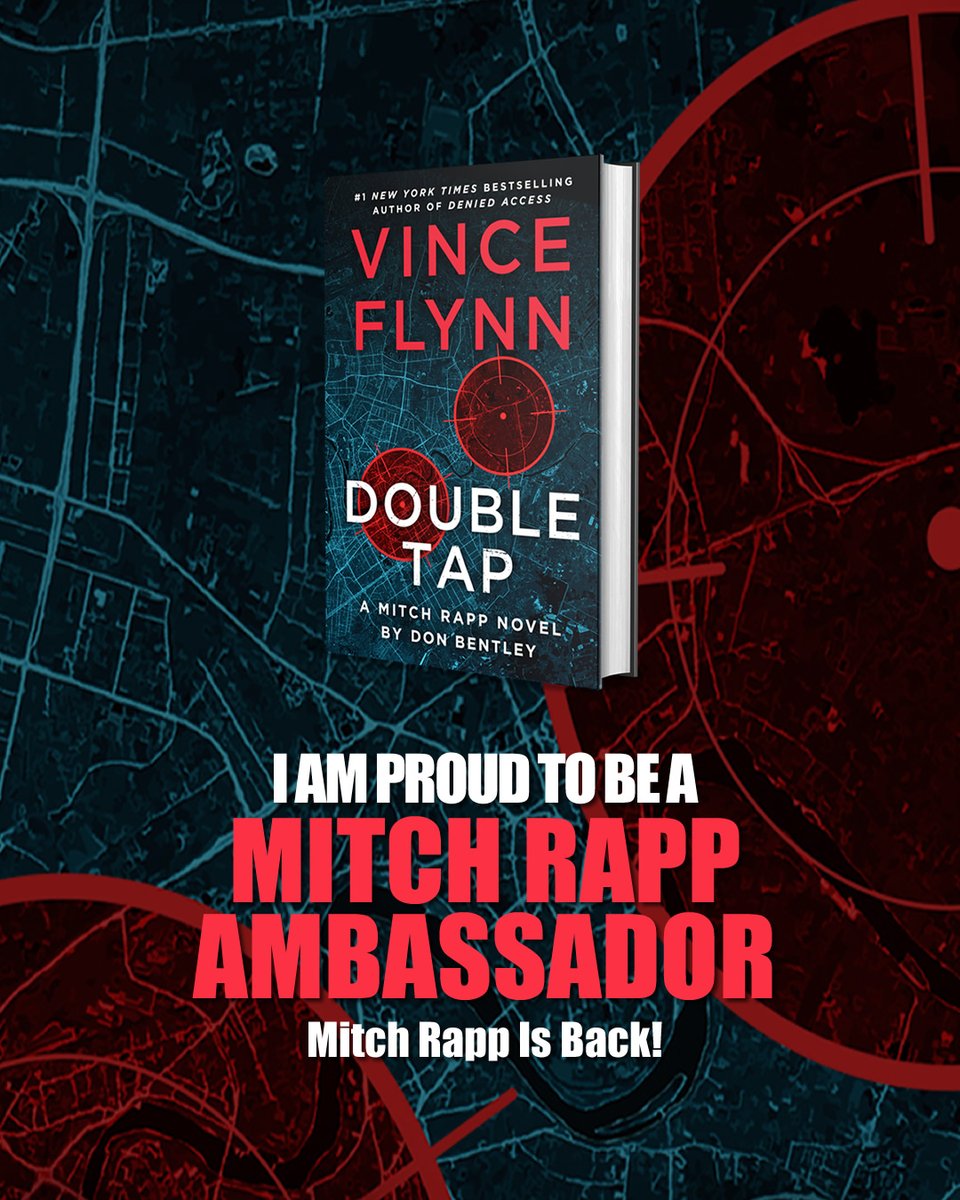 sasjoberg's tweet photo. Release day! 🎯 #DoubleTap, Mitch Rapp #25 from @DonBentleyBooks, is out now. Young Rapp goes deep cover to find a kidnapped chemical weapons scientist before a jihadi cell can use him. Get your copy today! #MitchRapp #VinceFlynn #MitchRappAmbassador https://t.co/20dA9m5NYJ